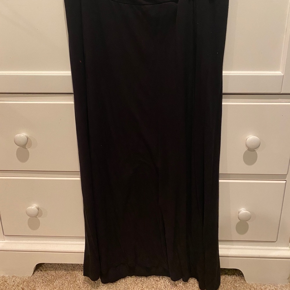 Black maxi skirt